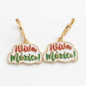 Aretes ¡Viva México! Esmaltados - Colección de Joyería Viva México