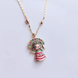 Collar de Muñequita Lele Tradicional - Colección de Joyería Viva México