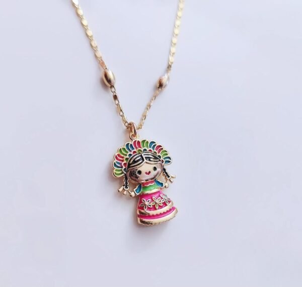 Collar de Muñequita Lele Tradicional - Colección de Joyería Viva México