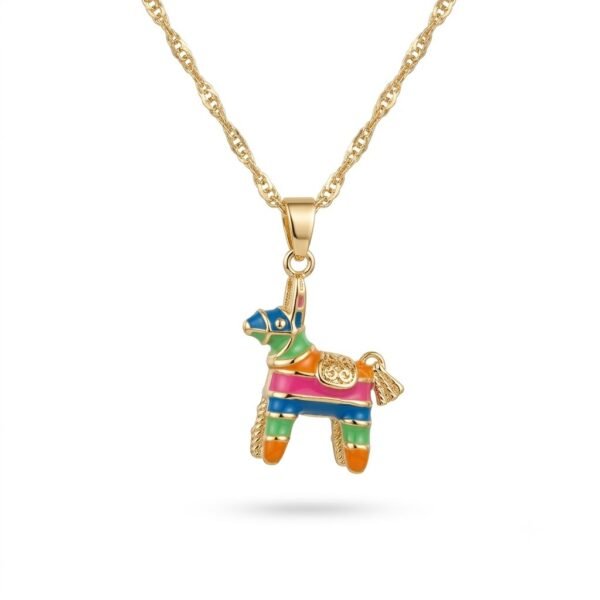 Collar de Piñata Tradicional Tricolor - Colección de Joyería Viva México