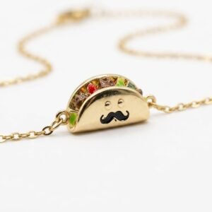 Collar de Taco Mexicano con Bigote - Colección Viva México