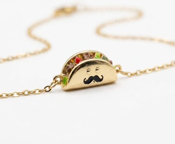 Collar de Taco Mexicano con Bigote - Colección Viva México